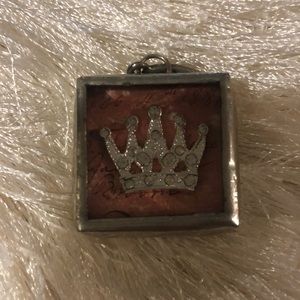 Rhinestone Crown Jewel Kade Charm
